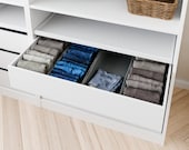 ikea regale kallax einsätze Einsatz mit 2 Schubladen, weiß, 33x33 cm pack:Individual