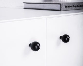 Furniture Button Handle Suitable for Ikea Furniture Ball Handle Gold Black Chrome