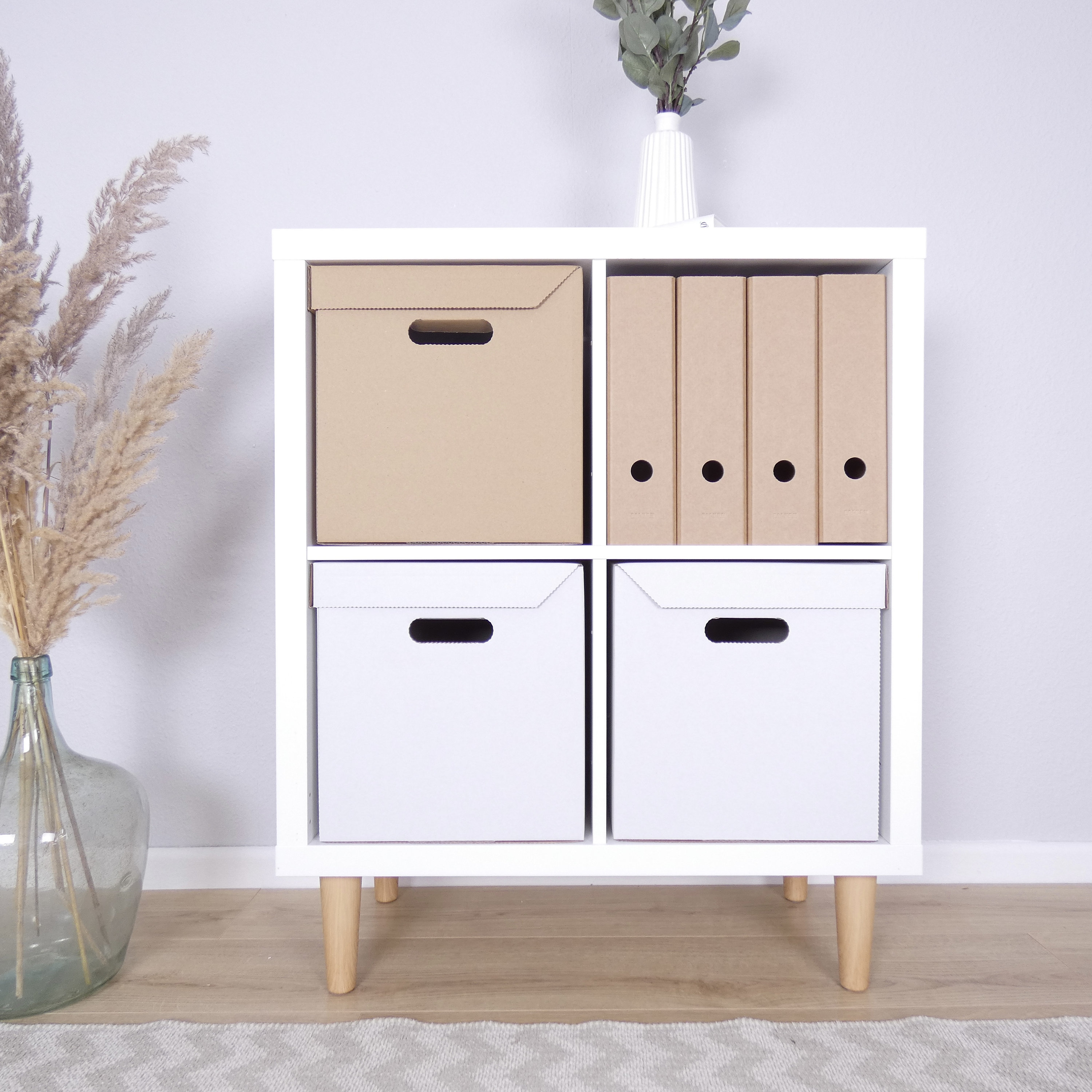 Ikea Kallax Box aus Pappe Stabile Kiste mit integriertem Etsy