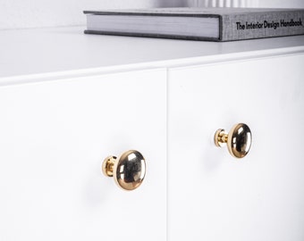 Möbelknopf Griff passend für Ikea Möbel Knauf Gold Schwarz Chrome