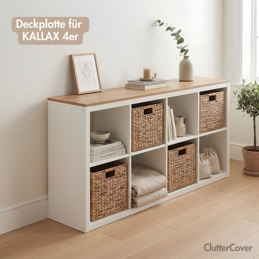 【引き取り限定・湘南】IKEA KALLAX シェルフ 4×4 Wooden Board for 4-tier Ikea Kallax Shelf, Oak - Top Plate, Wooden