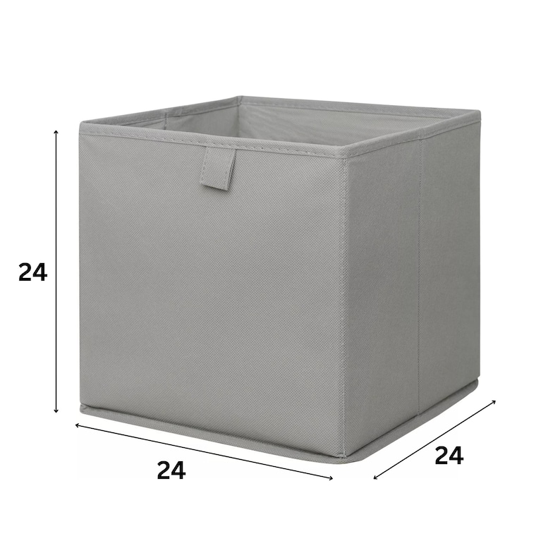 Boîte de rangement pour boîte en tissu pliable Ikea Billy Regal image 6