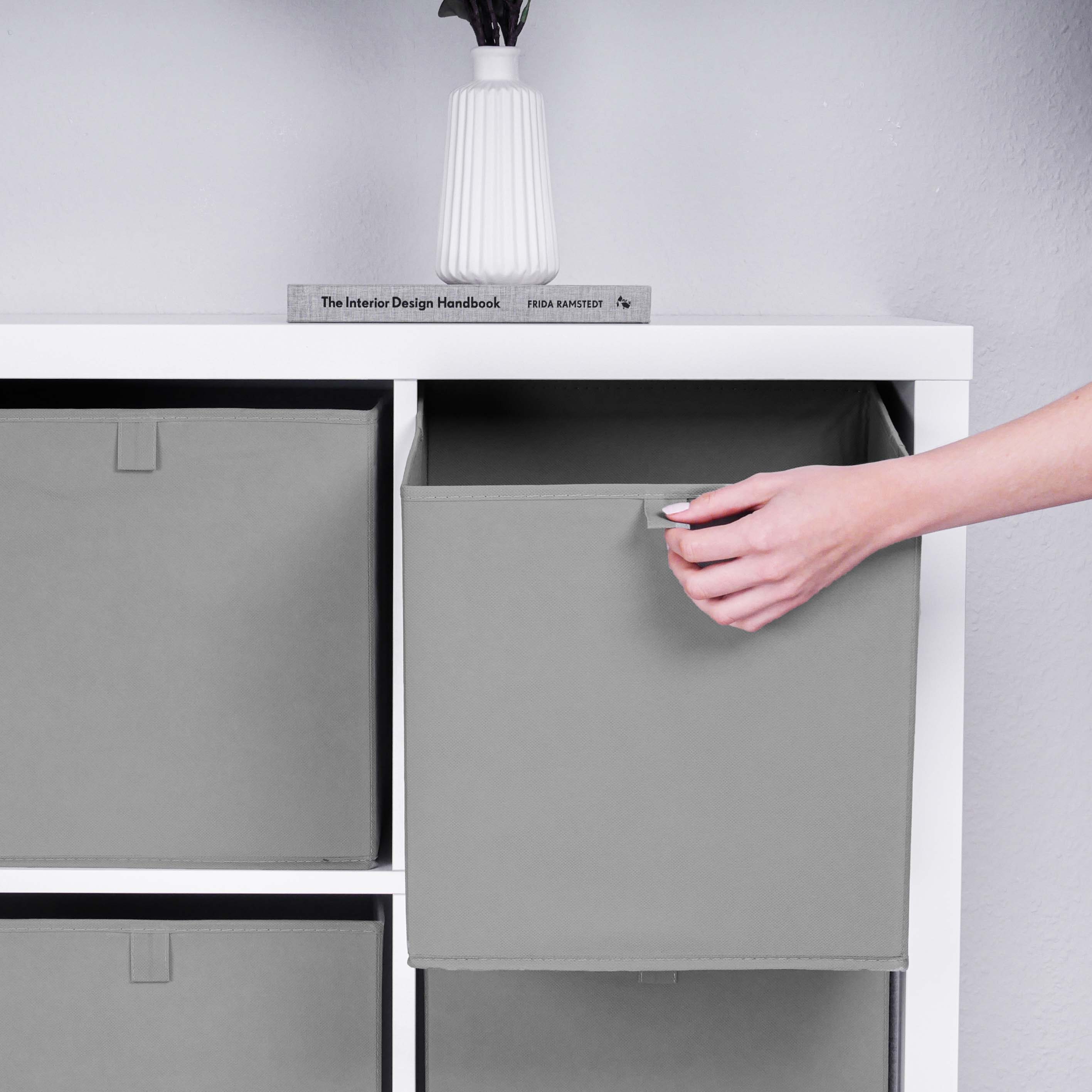 Ikea Kallax Box Foldable Fabric Box for Cube Shelf With Ikea Kallax Box Foldable Fabric Box for Cube Shelf With