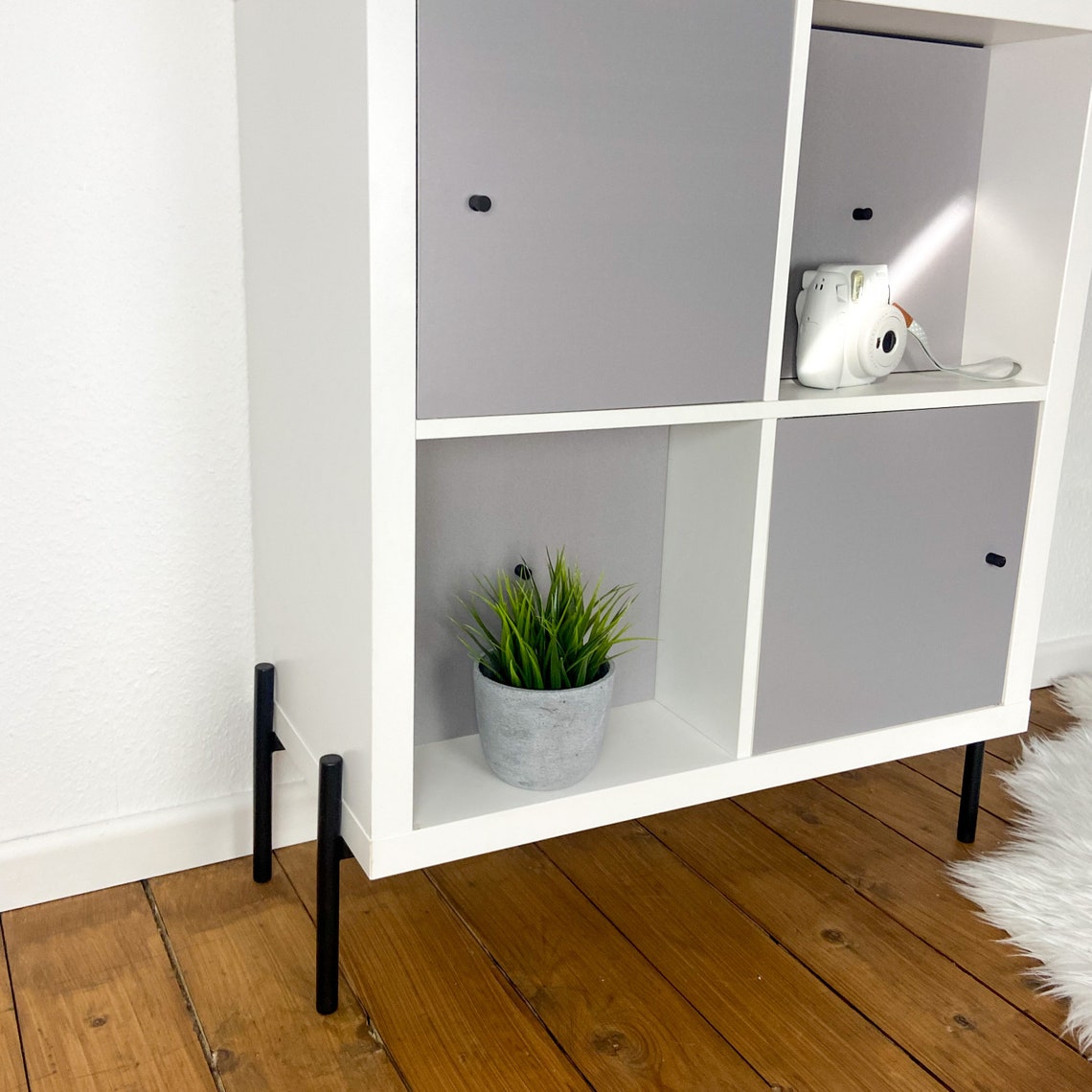 4 x IKEA Kallax Regal Füße Möbelfüße Regalbeine aus Edelstahl Etsy