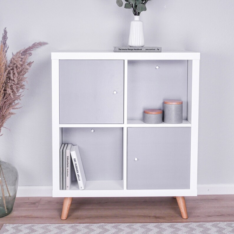 Ikea Kallax Door or Back Panel in Grey Insert Also Compatible Etsy