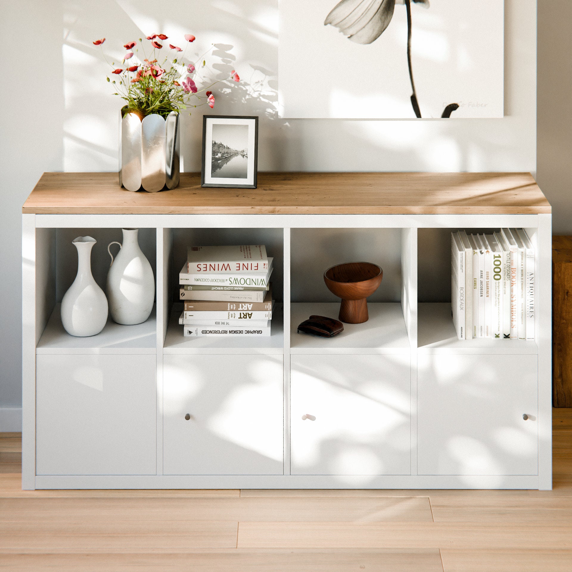 Kallax natural wood discount