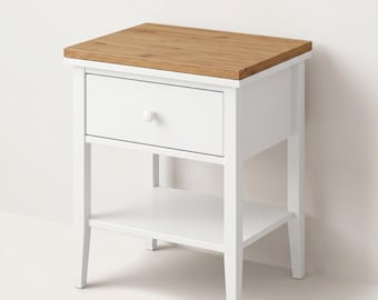 Holzplatte für IKEA Gullaberg Ablagetisch 53 x 43 cm, Deckplatte im Stil Artisan Eiche für Nachttisch