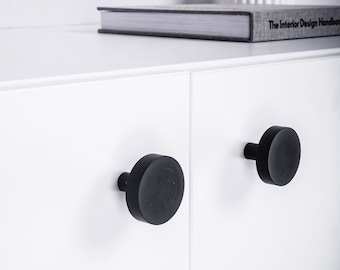 Furniture knob handle suitable for Ikea furniture plate knob gold black chrome