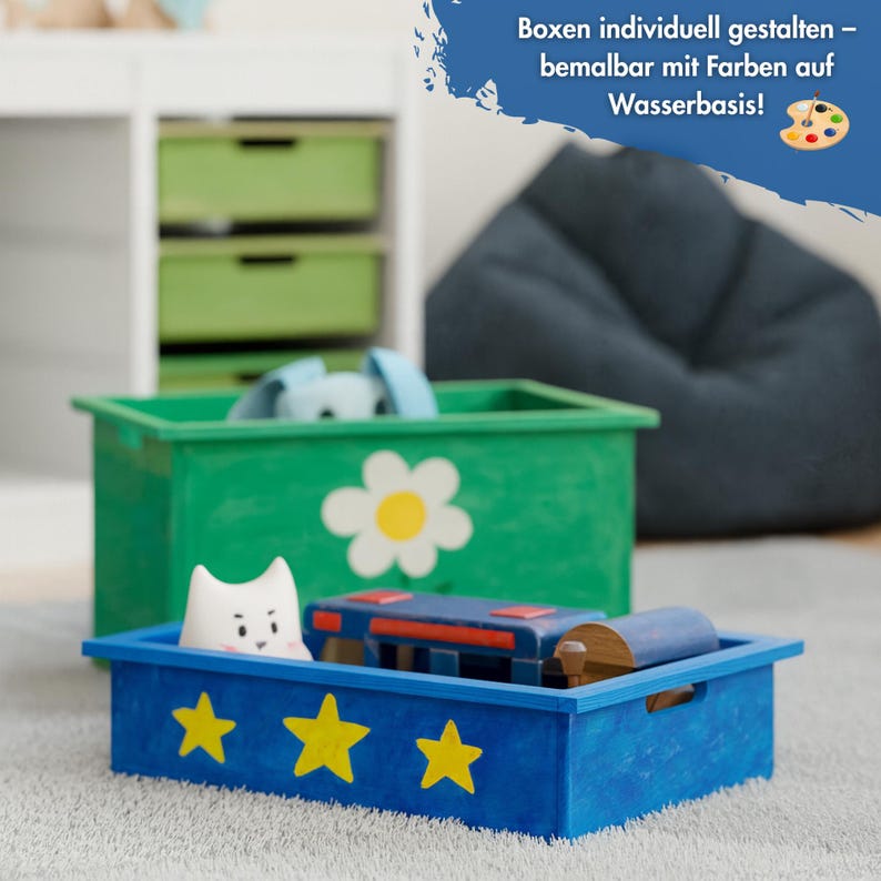Holzkiste für IKEA Trofast Regal Box aus Holz Alternativezu Kunststoff