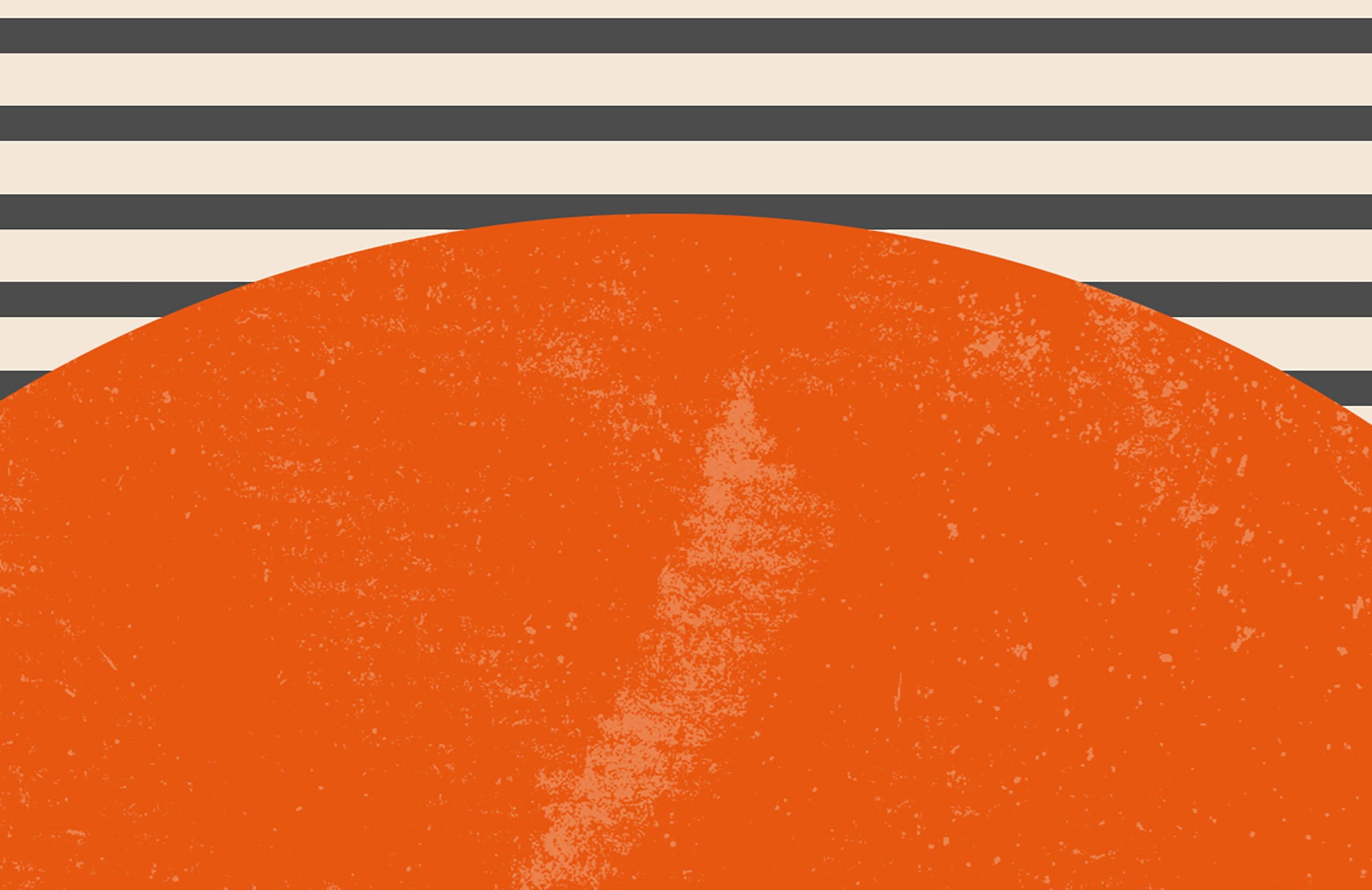 Printable Orange Geometric Wall Art Print Abstract Print Art Etsy