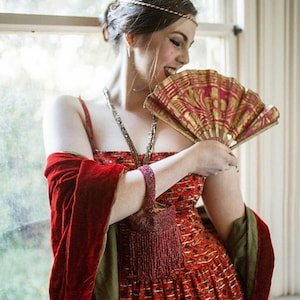 1970s Lanvin French Designer Gown