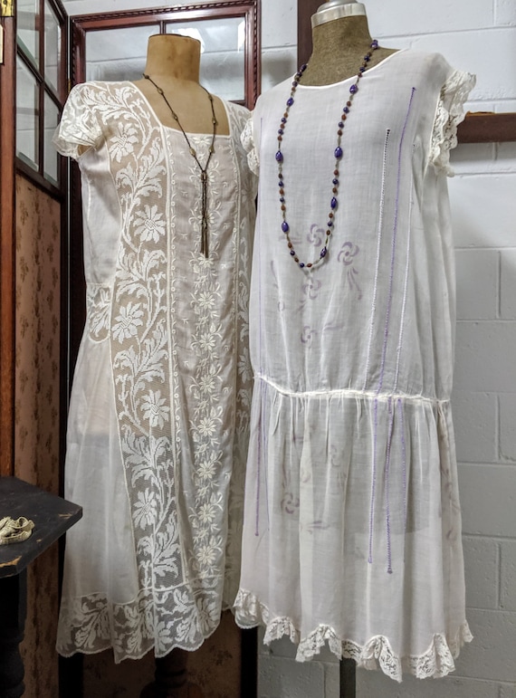 1920s Lawn Dress