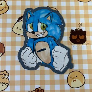 Sonic and shadow sticker