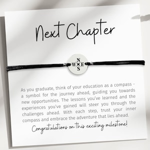 Chapitre suivant, Carte de fin d'études, Carte inspirante, En route pour l'université, Aller à l'université, Motivation, Cadeau de remise de diplôme, Diplôme d'études secondaires