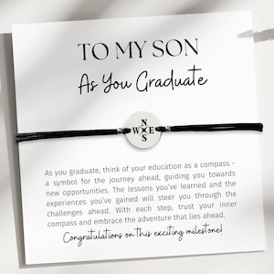 Diplôme d'études secondaires pour fils, cadeau de remise des diplômes d'études secondaires pour garçons, cadeaux de remise des diplômes pour garçons, cadeau pour personnes âgées, remise des diplômes universitaires pour fils