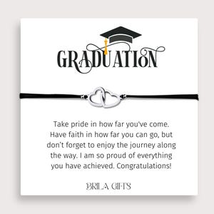 Carte de remise des diplômes, cadeau de remise des diplômes du collège, cadeaux de remise des diplômes de 8e année, bracelet de remise des diplômes, cadeau de remise des diplômes pour les filles