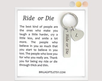 Friendship Gift, Ride or Die, Sister Gift, Coworker Gift, Best Friend Gift, Gift for Husband, Boyfriend Gift, Unique Gift, Personalized Gift