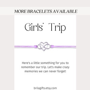 Girls trip, Girls trip gifts, Girls trip bracelets, Friendship bracelets, Girl trip gifts ideas, Girls weekend gifts, Girls weekend image 1