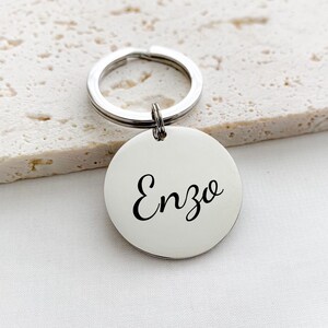 Dog Tag, Silver Pet Tag, Dog Tag Personalized, Custom Pet Tags, Pet ID tag, Medium-sized dogs,