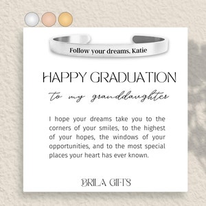 Cadeau de remise des diplômes pour petite-fille, cadeau de remise des diplômes petite-fille, cadeau de remise des diplômes pour elle, bracelet petite-fille, cadeau universitaire