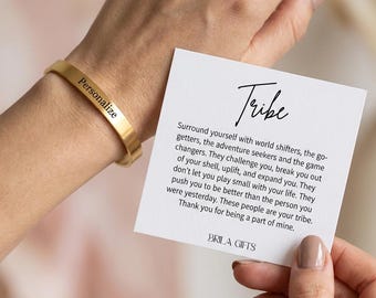 Personalized jewelry, Tribe, Gifts for friends, Gifts for women friends, Friendship bracelets for women, Best friend gift, Friendship gift