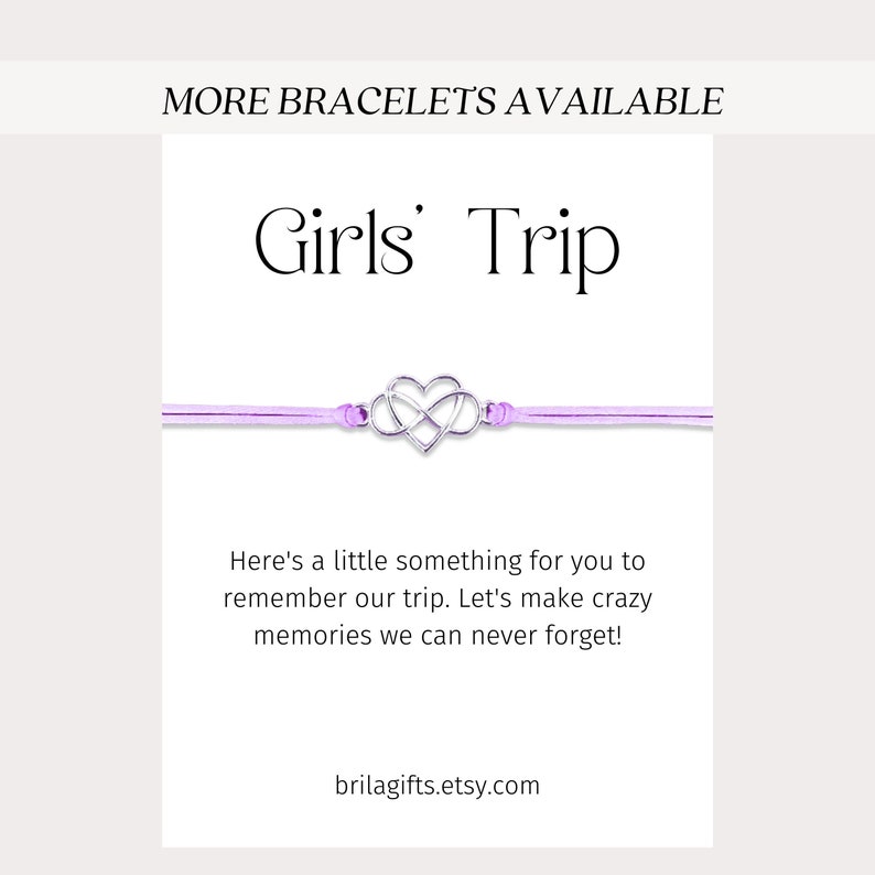 Girls trip, Girls trip gifts, Girls trip bracelets, Friendship bracelets, Girl trip gifts ideas, Girls weekend gifts, Girls weekend image 1