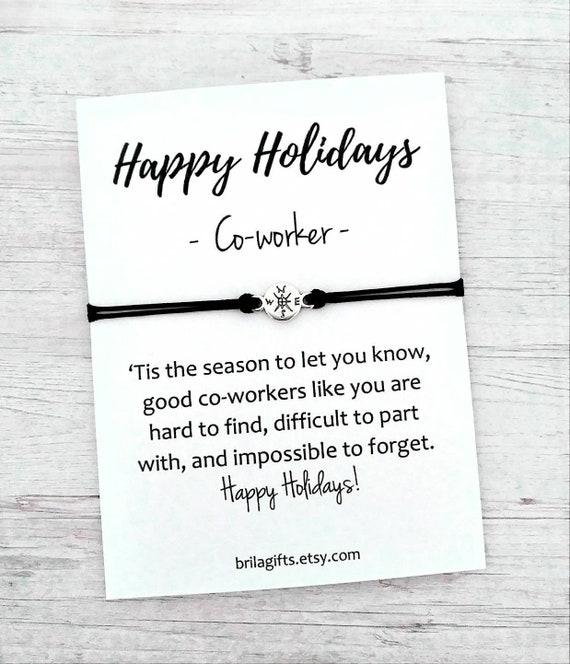 Coworker Gift Christmas Card Christmas Gift Best Friend Etsy
