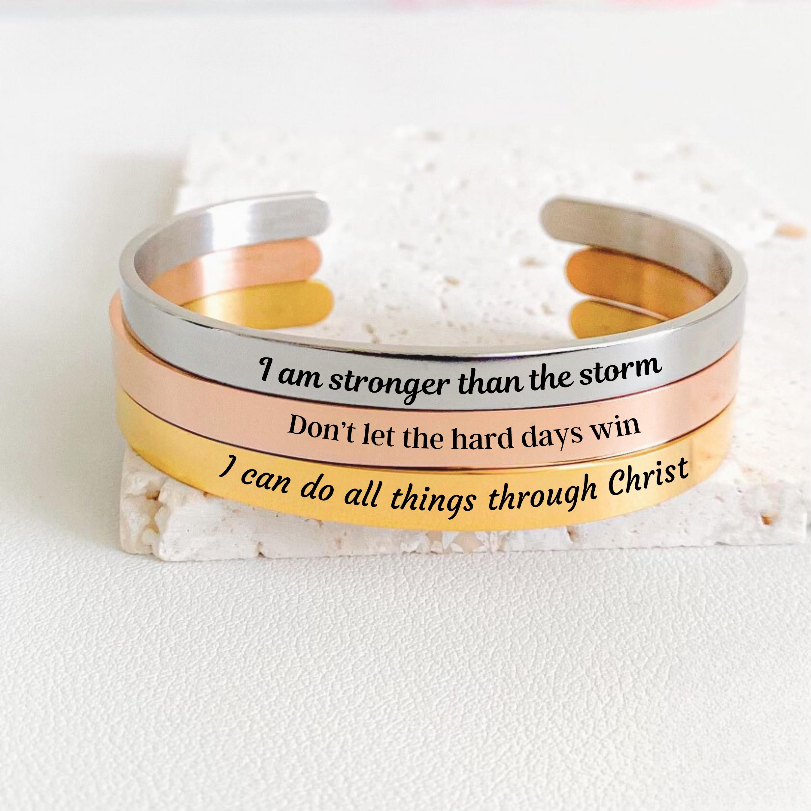Stronger Than Storm Bracelet Womens Better Sister Wave Of Life