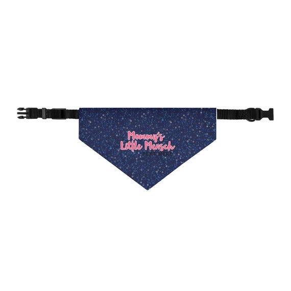 Mommy’s Mensch Jewish Dog Bandana Collar