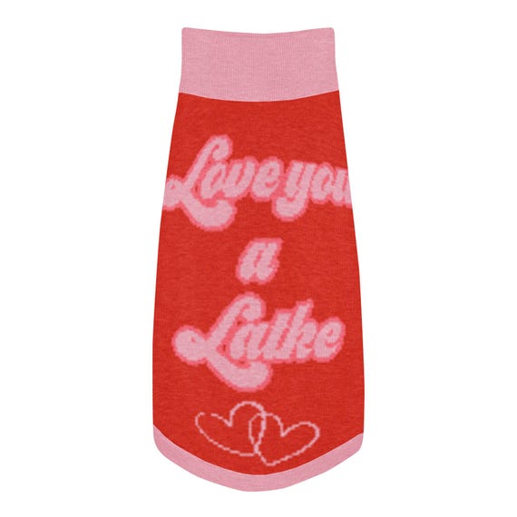 Love You A Latke – Jewish Valentine’s Day Dog Sweater