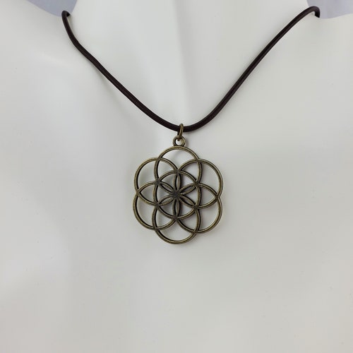 TREE of LIFE Necklace Sacred Geometry Tree of Life Silver Etsy
