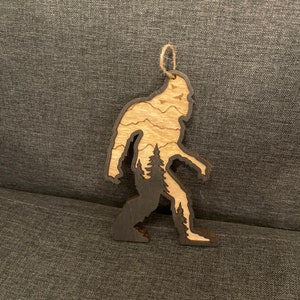 Bigfoot Christmas ornament-Sasquatch