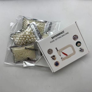 Manual Pearl Bead Machine DIY Hand Tools Clothing Manual Pearl Cap Bead Rivet Craft Tools Handy manual pearl beads setting machine