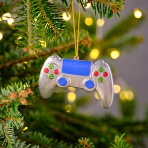 Video Game Controller/Console Controller/Games Controller/Gaming Christmas Tree Ornament/Bauble/Decoration/Figurine - Hanging Decoration