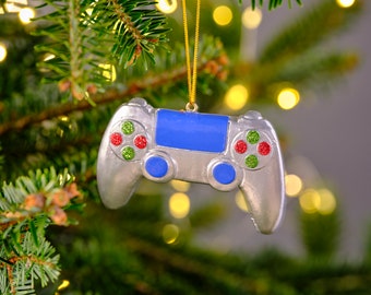 Video Game Controller/Console Controller/Games Controller/Gaming Christmas Tree Ornament/Bauble/Decoration/Figurine - Hanging Decoration