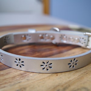 Lady And The Tramp Stamp Dog Collar (neck circumference 10 1/2 to 13 1/2&quot;)