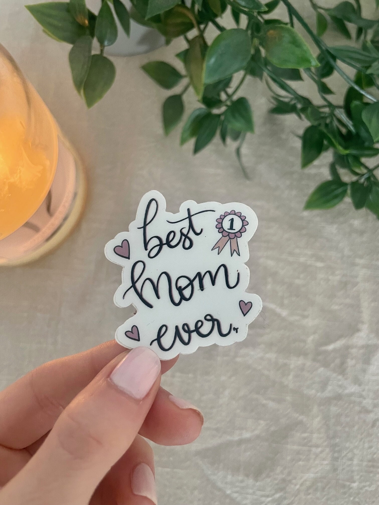 Best Mom Ever Sticker Laptop Sticker Waterbottle Sticker Inspirational ...