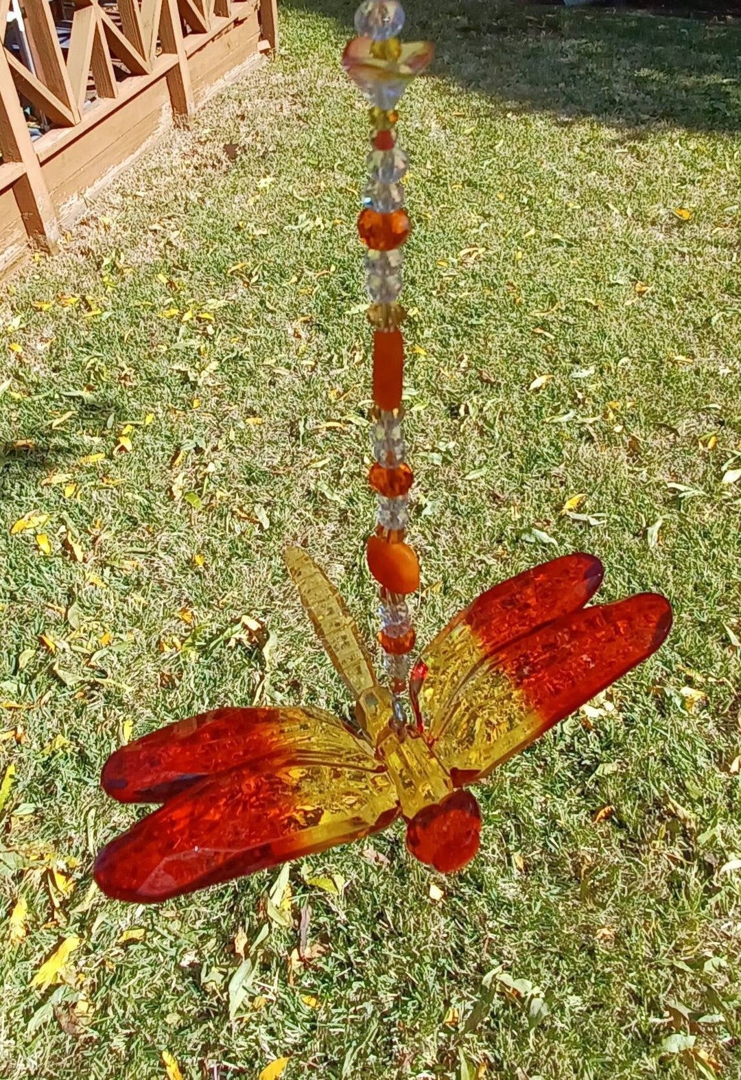 Dragonfly Suncatcher Etsy