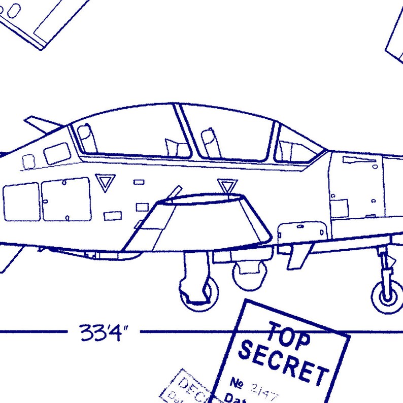 T6c Texan II Blueprints Etsy Australia