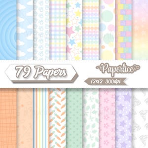 Baby Friends Digitales Papier