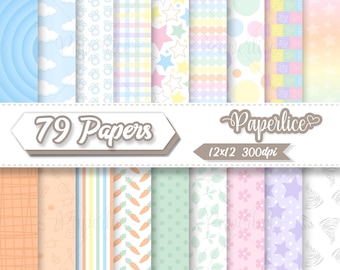 Baby Friends Digital Paper