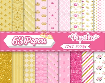 Royal Little Princess Digital Paper