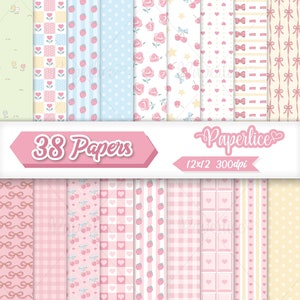Kawai Kitty Digitales Papier