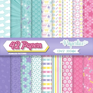 Papier numérique Paw Girls