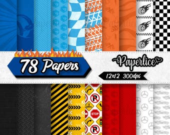 Turbo Racers Digital Paper