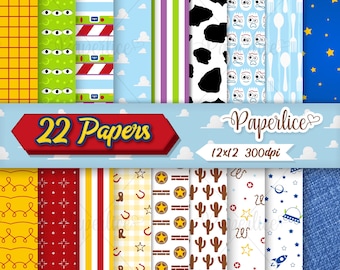 Toy Digital Paper Story Digital Kit