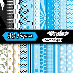 Papier cyfrowy dla chłopca