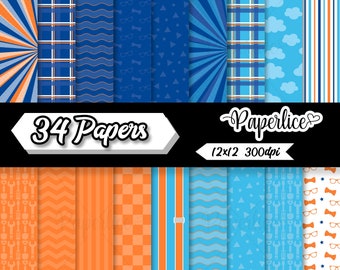 Father's Day digital paper