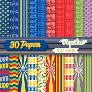 Train Digital Paper Kit Digital