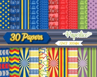 Train Digital Paper Kit Digital